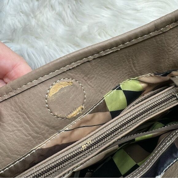 Tignanello Bronze Shoulder Bag w/ pouch - Picture 10 of 16